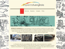 Tablet Screenshot of imprentafuengirola.com